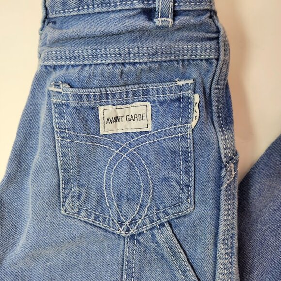 Vintage 70s size 10 Children, Kids 100% Cotton Jeans - Picture 3 of 4